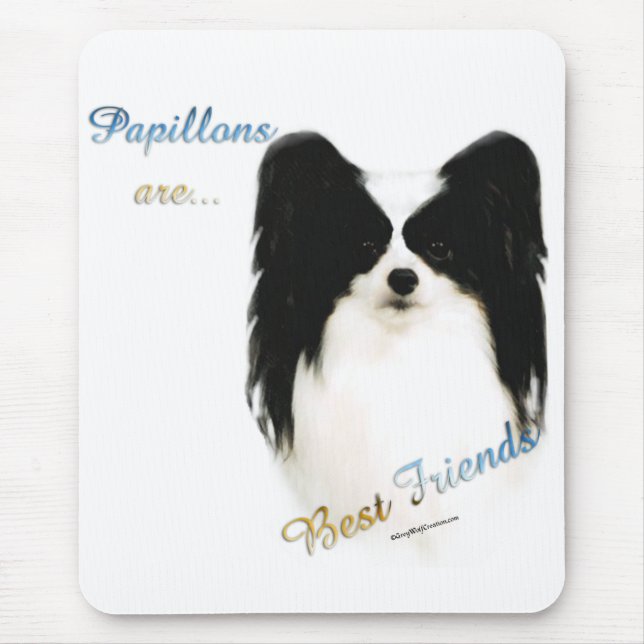 Papillon Best Friend 2 Mouse Mat (Front)