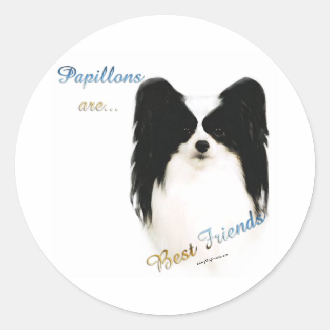 Papillon Best Friend 2 - Sticker (Front)