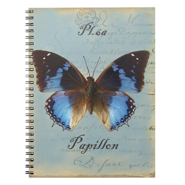 Papillon bleu notebook (Front)