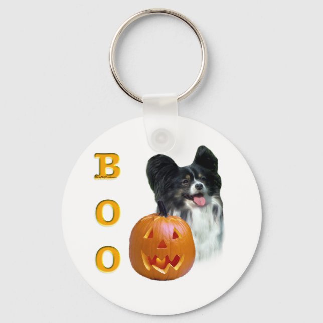 Papillon Boo Key Ring (Front)