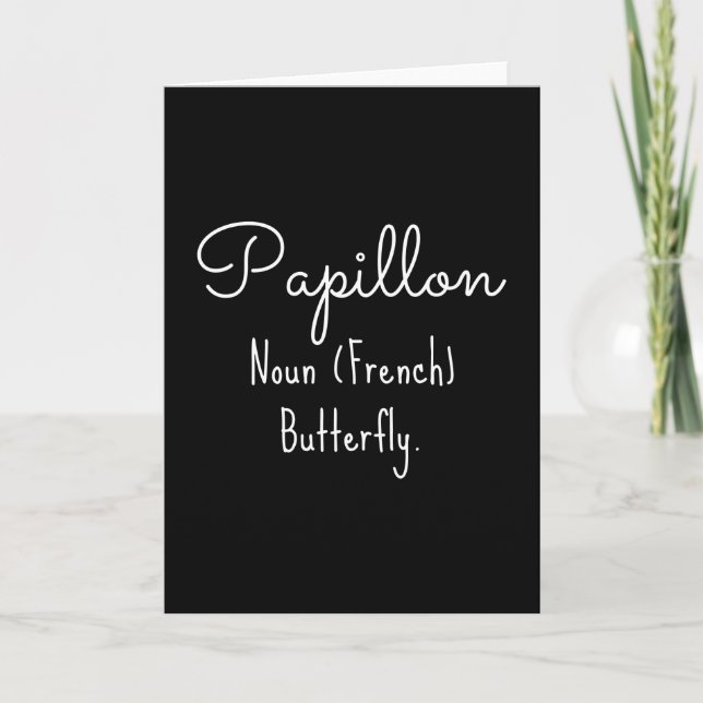 Papillon Card (Front)
