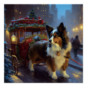Papillon Christmas Festive Season Poster