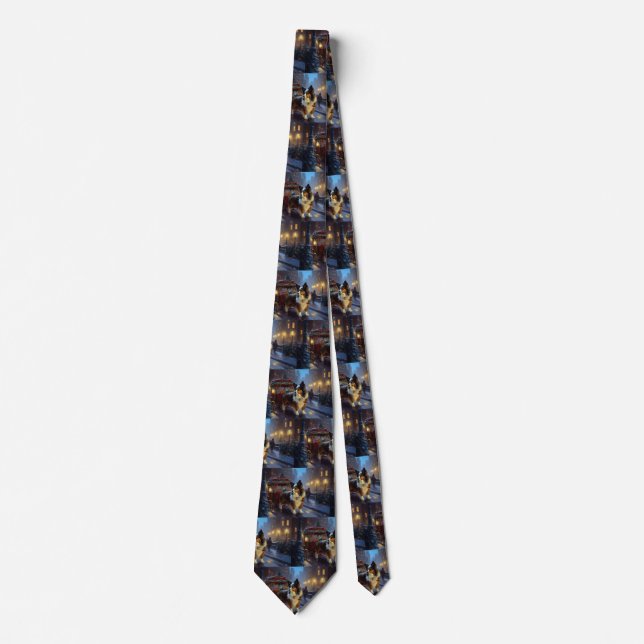 Papillon Christmas Festive Season Tie (Front)