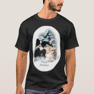 Papillon Christmas T-Shirt