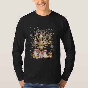 Papillon Christmas Tree Ornament For Dog Lover  T-Shirt
