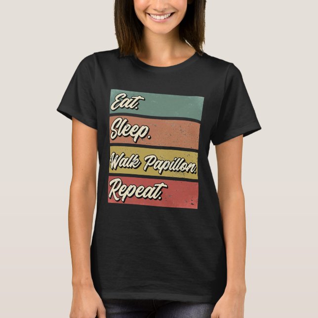 Papillon Dog Breed Owner T-Shirt (Front)