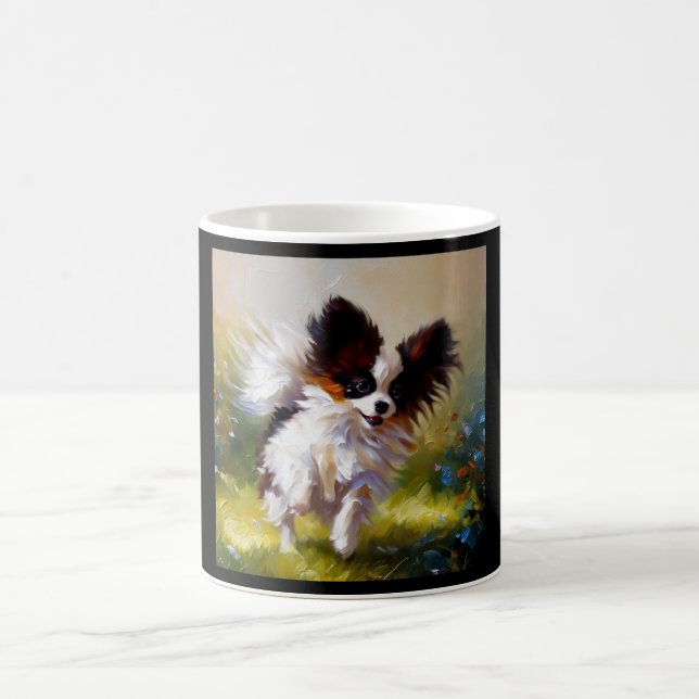 Papillon Dog Coffee Mug (Center)