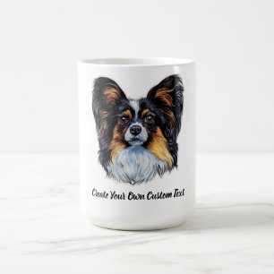 Papillon Dog Create Your Own Custom Text Coffee Mug