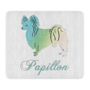 Papillon Dog Cutting Board