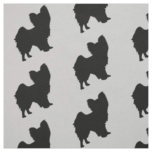 Papillon Dog Fabric (Swatch)