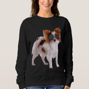 Papillon Dog In R Best  For Dog Sweatshirt