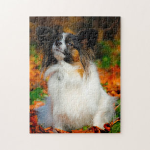 Papillon Dog. Jigsaw Puzzle