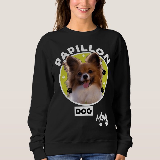 Papillon Dog Mum 81 Sweatshirt (Front)