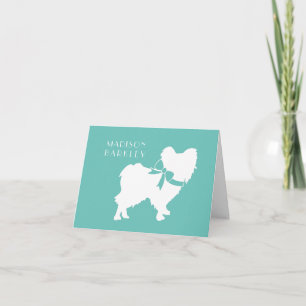 Papillon Dog Puppy Note Card