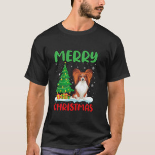 Papillon Dog Tree Xmas Sweater Men Women Ugly Chri