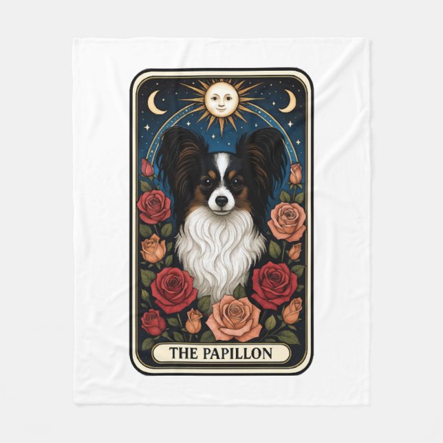 Papillon Fleece Blanket (Front)