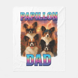 Papillon Fleece Blanket