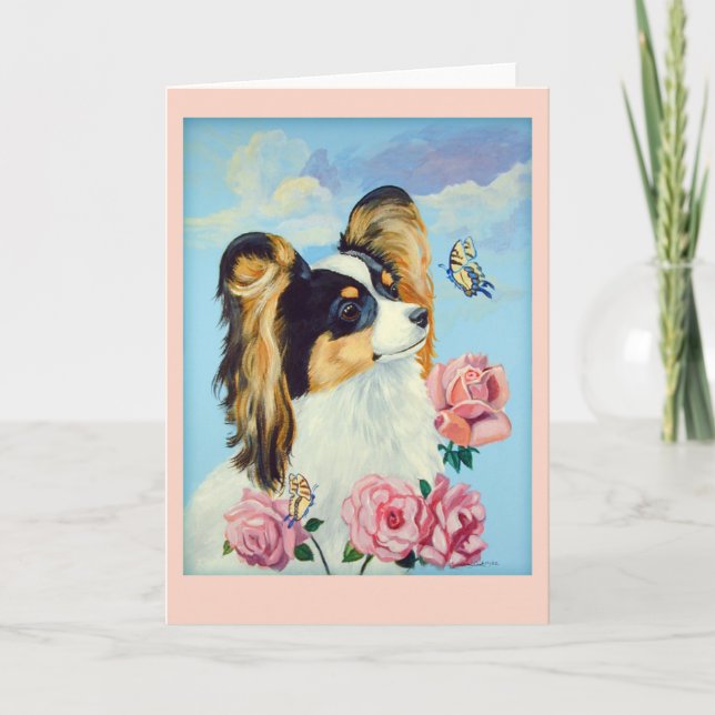 Papillon Greeting Cards (Front)