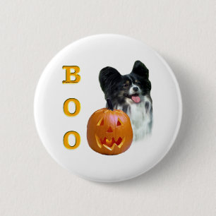 Papillon Halloween BOO 6 Cm Round Badge
