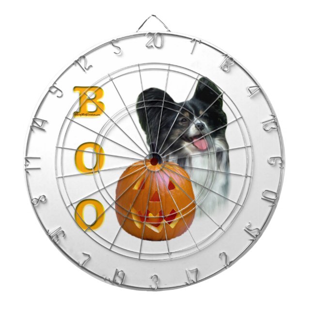 Papillon Halloween BOO Dartboard (Front)