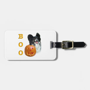 Papillon Halloween BOO Luggage Tag