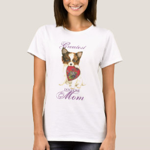 Papillon Heart Mum T-Shirt