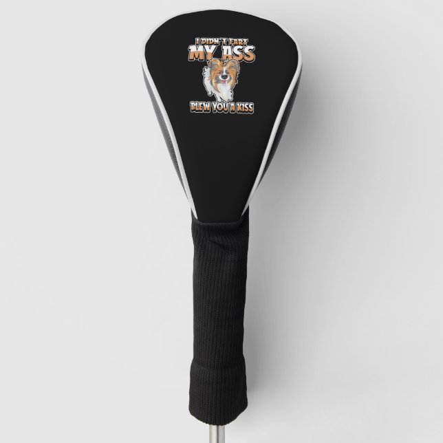 Papillon Humour Golf Head Cover (Front)