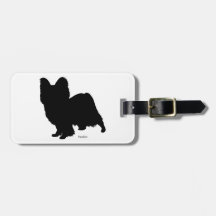 Papillon Luggage Tag