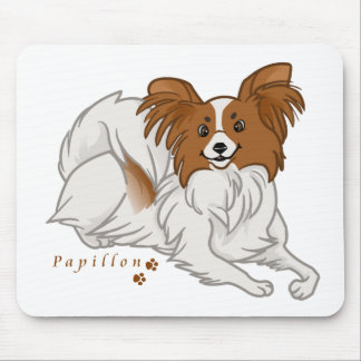 papillon mouse mat