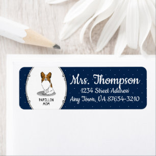 Papillon Mum Pap Mum (white & sable) Cute Dog Mum
