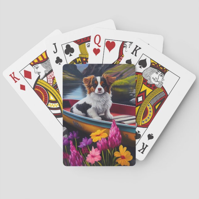 Papillon on a Paddle: A Scenic Adventure Playing Cards (Back)