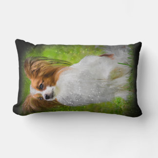 papillon,papilon,papillon dogs,papillon dog, lumbar cushion