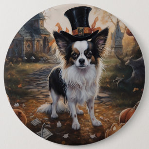 Papillon Pumpkins Halloween Scary 6 Cm Round Badge