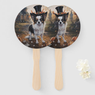 Papillon Pumpkins Halloween Scary  Hand Fan