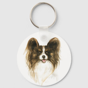 Papillon Puppy Lover Dog Mum Fur Mama Puppies Key Ring