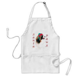 Papillon Santa Paws Standard Apron