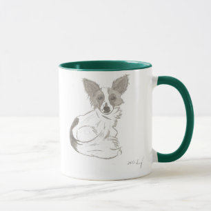 Papillon Sketch Mug