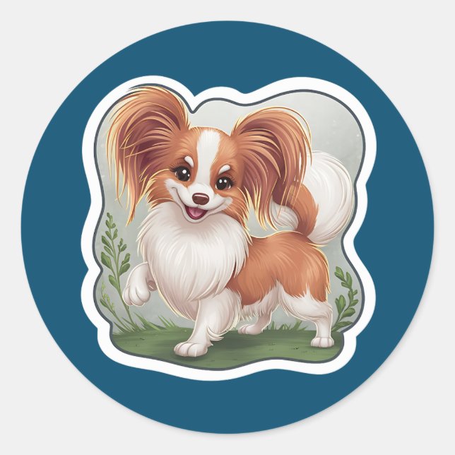 Papillon Sticker (Front)