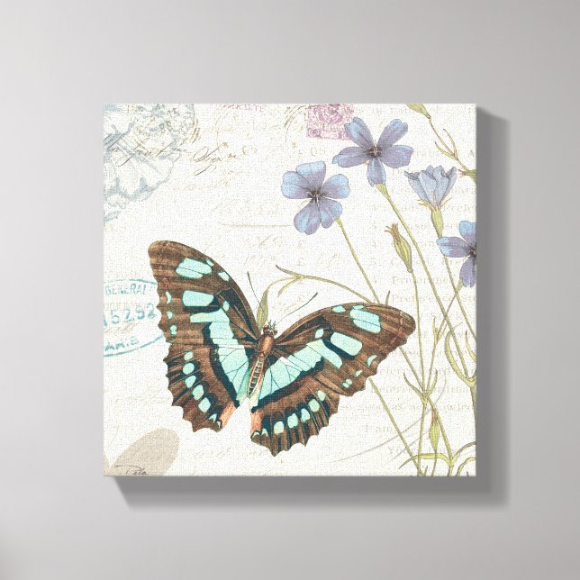 Papillon Tales Canvas Print (Front)