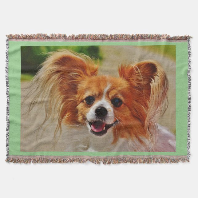 Papillon throw blanket. blanket (Front)