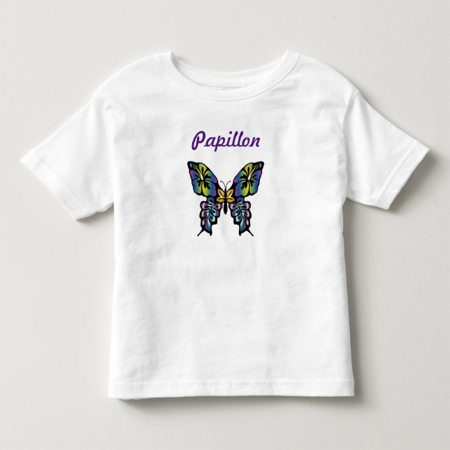 Papillon Toddler T-Shirt (Front)