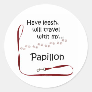 Papillon Travel Leash - Sticker