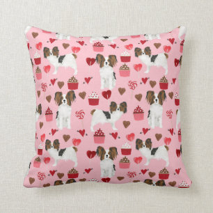 Papillon Valentines Love pillow