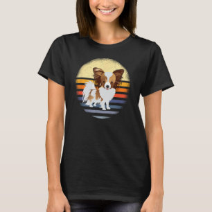Papillon Vintage Funny Papillon Owner Dog Lover T-Shirt