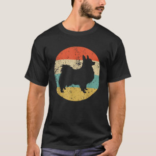 Papillon Vintage Retro Papillon Dog T-Shirt