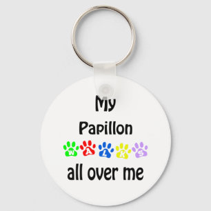 Papillon Walks Design Key Ring