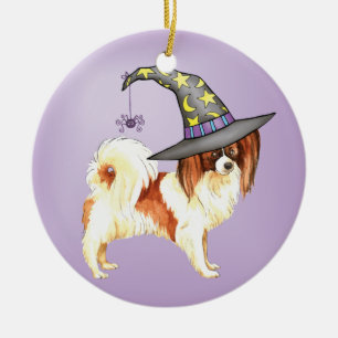 Papillon Witch Ceramic Tree Decoration