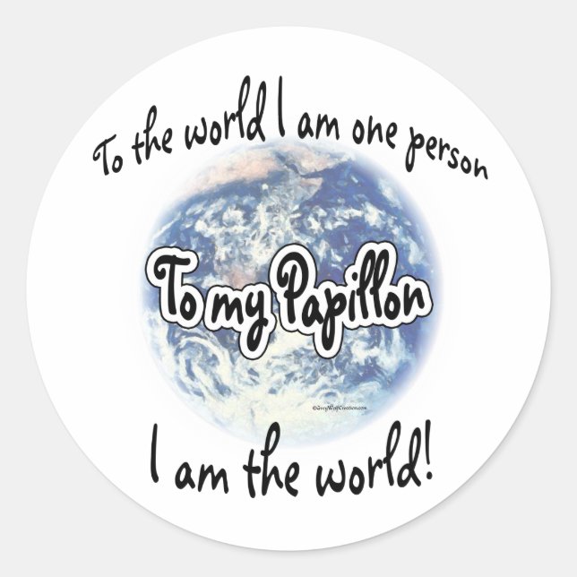 Papillon World 2 - Sticker (Front)