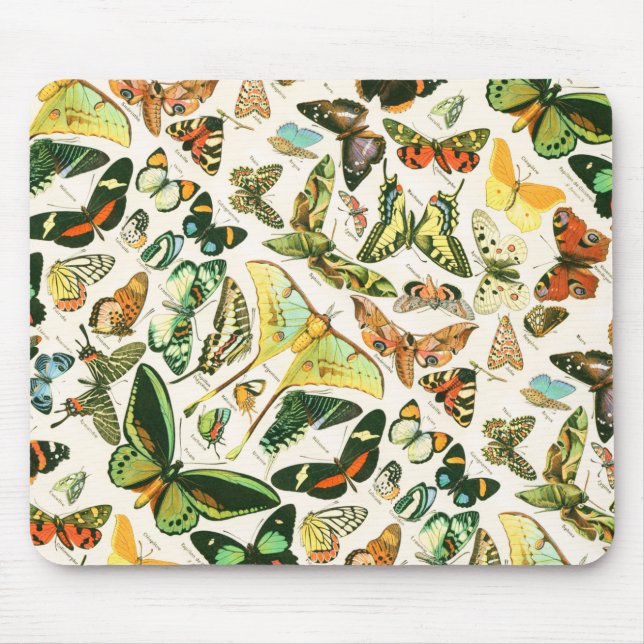 Papillons Mouse Mat (Front)