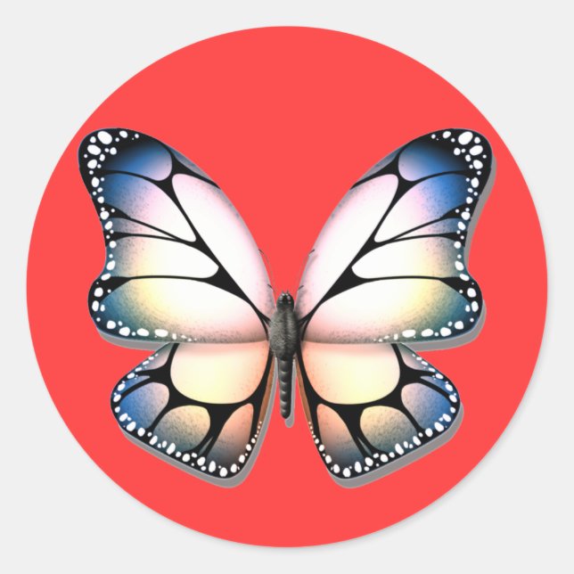 Papion Classic Round Sticker (Front)